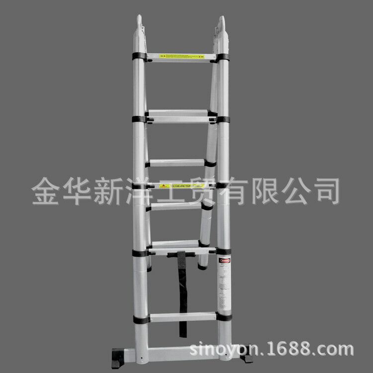 3.2米多功能關節梯鋁合金工程伸縮人字梯竹節梯折疊鋁梯