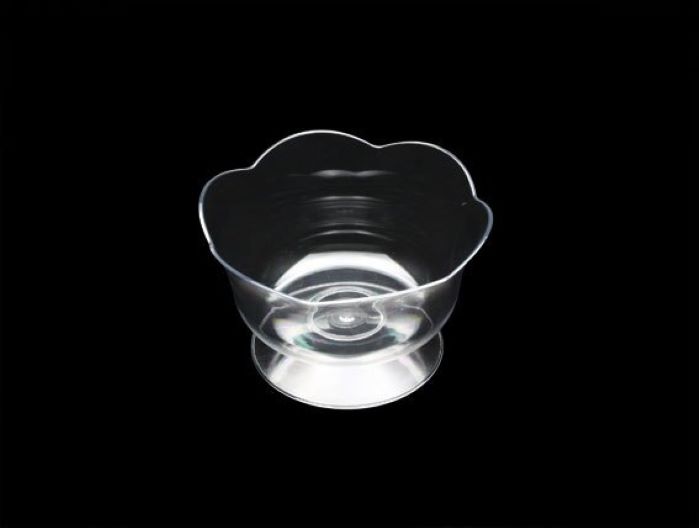 【B05】慕斯塑膠杯 PS造型杯 果凍甜品杯 酒杯造型 高腳杯 花型杯 110mL 透明杯 冰淇淋杯 特殊花邊設計 試飲杯 一次性塑料杯【APP滿額下單10%點數(單一帳號最高1000點)】10/31止 1