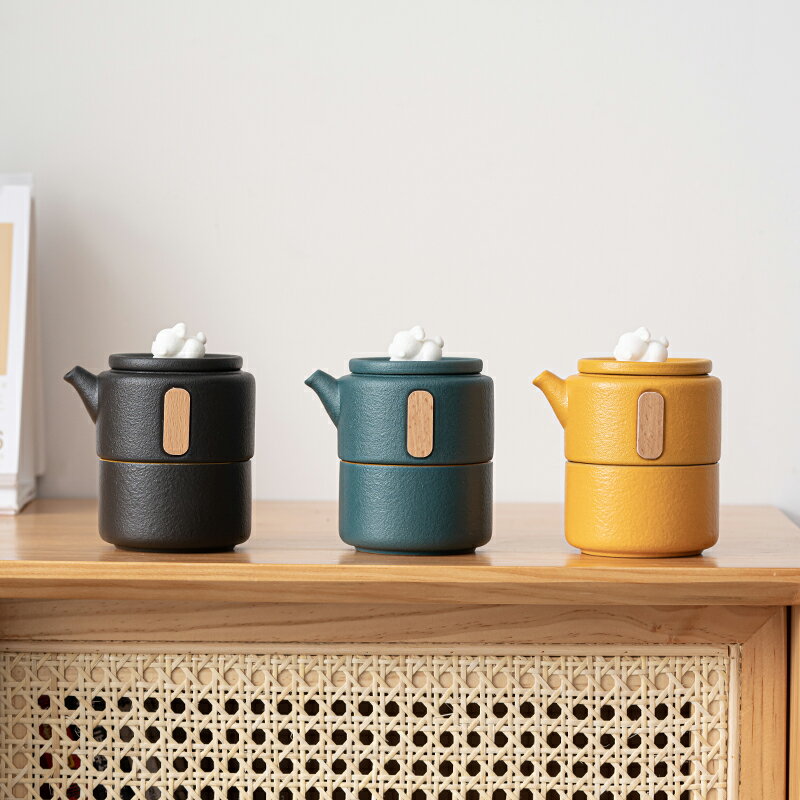 高質感隨身茶具組 快客杯套裝 陶瓷快客杯組 旅行茶具組 功夫茶具 泡茶組 伴手禮 開店禮品 送禮