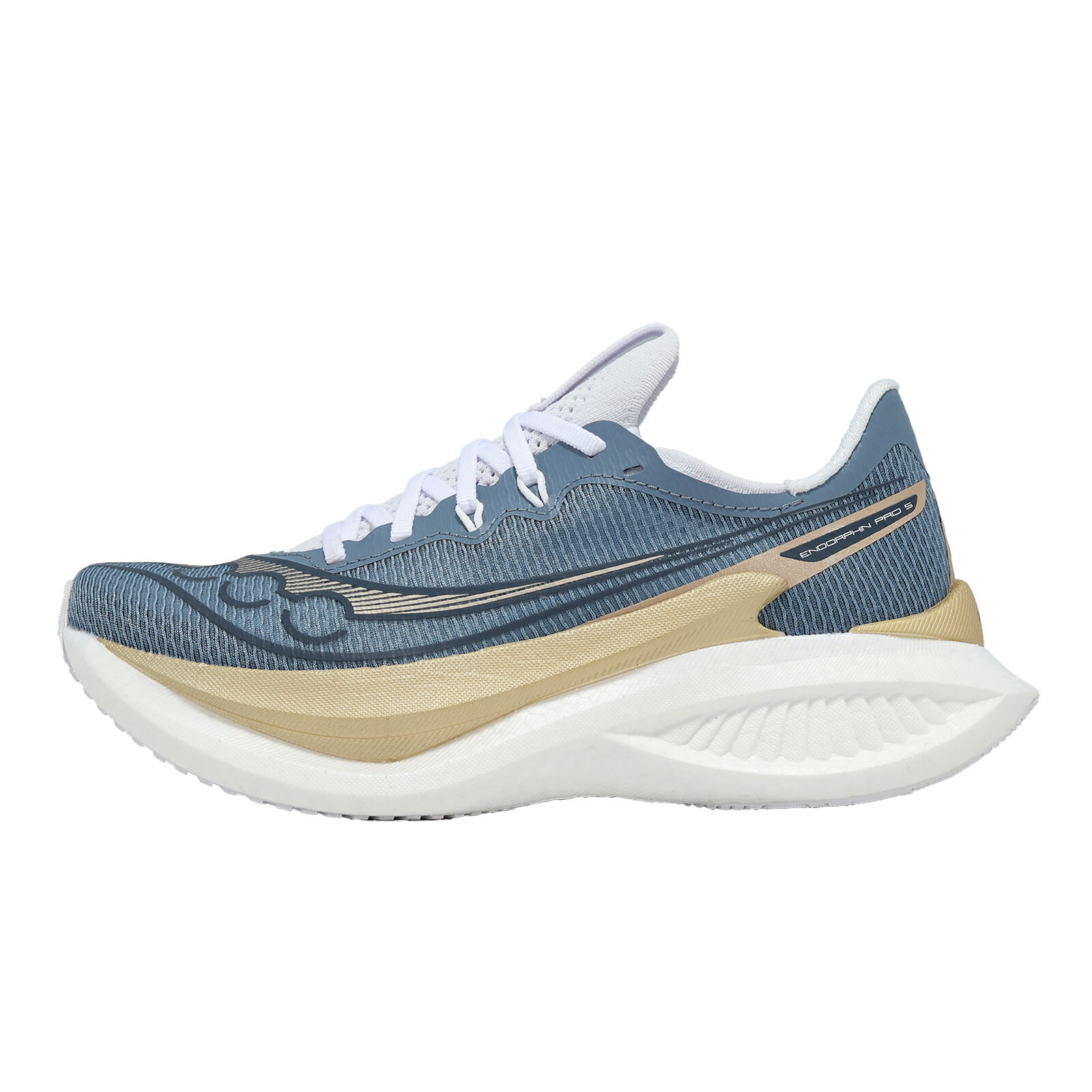 Saucony 索康尼 競速跑鞋 Endorphin Pro 5 女鞋 藍 金 緩衝 碳板 慢跑鞋 S11064142
