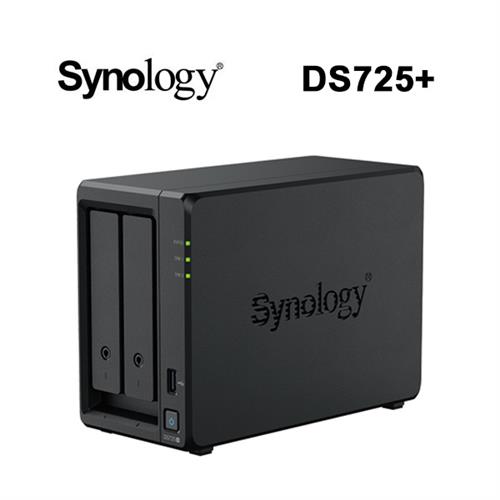 Synology 群暉科技 DS725+ 網路儲存伺服器