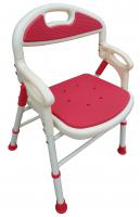 永大醫療~FZK-168桃紅色收合式鋁合金洗澡椅 特惠價:2200元