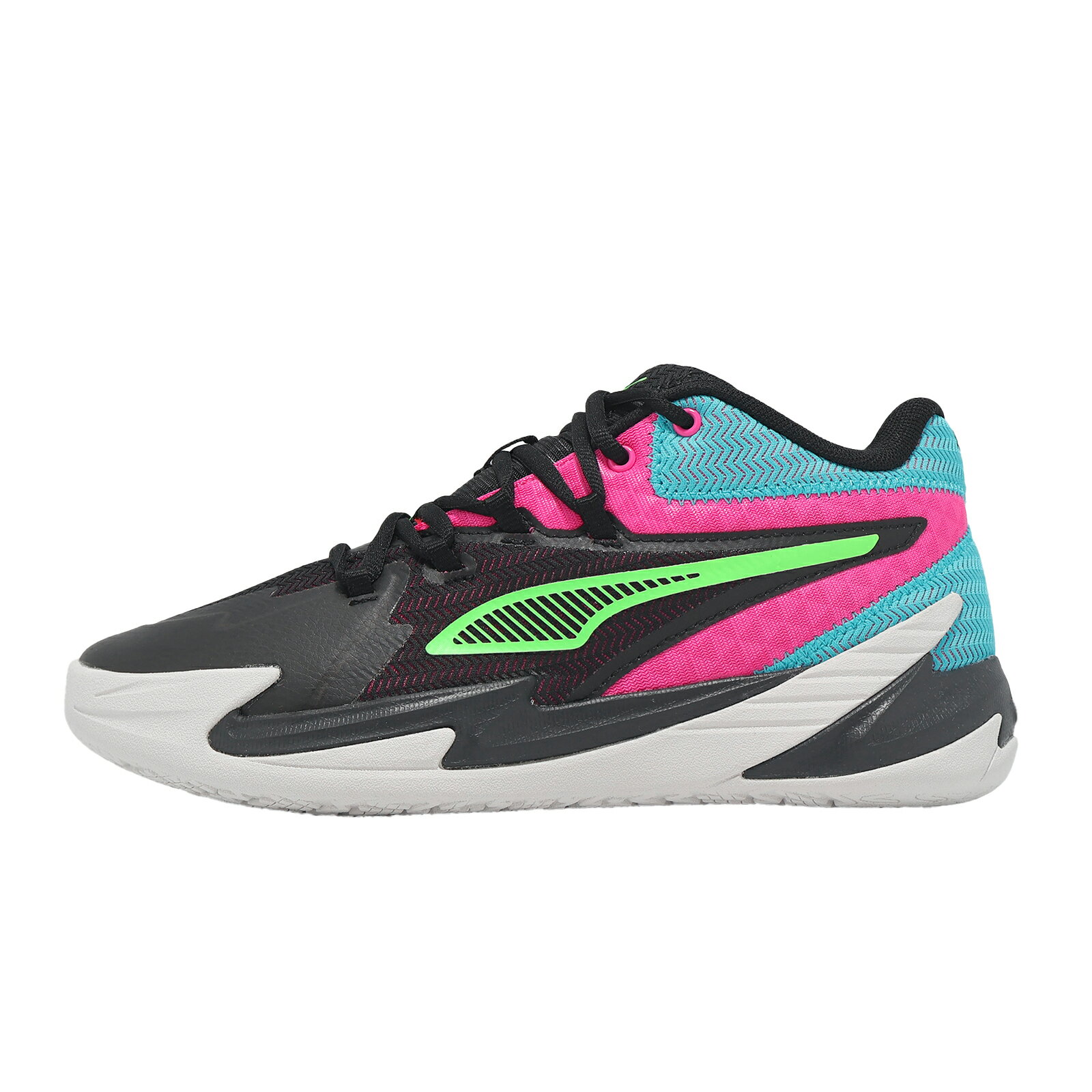 Puma 籃球鞋 Dagger JR 大童 女鞋 黑 彩 入門款 運動鞋 311553-01