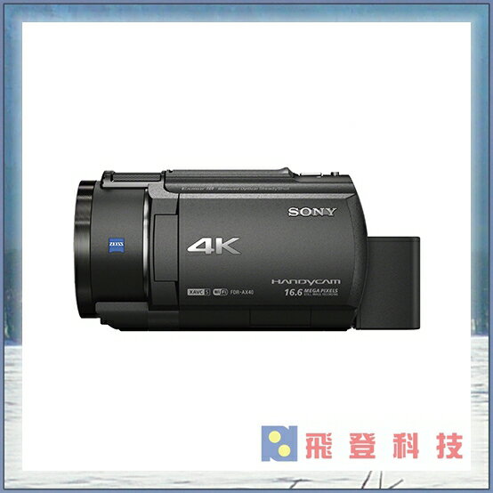【4K攝影機】SONY FDR-AX40 4K數位攝影機 數位攝影機  20倍光學變焦 公司貨含稅開發票