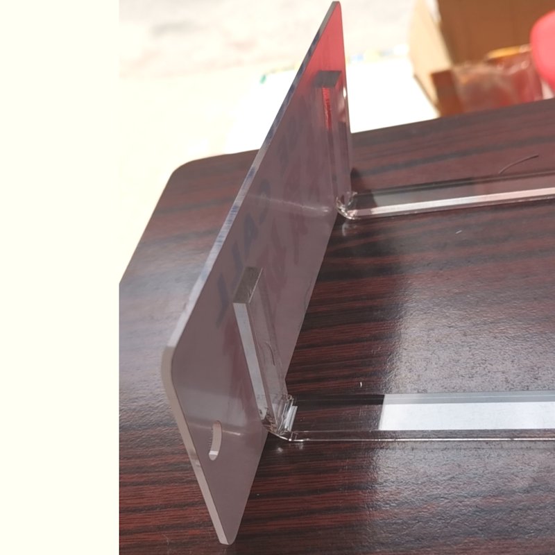 透明亞克力展示架支撐架立牌腳架7字型塑膠靠背棒贈無痕魔力膠貼