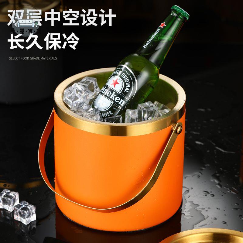 免運 奶茶桶 豆漿桶 不銹鋼冰桶雙層保溫保冷高顏值KTV香檳紅酒啤酒冰粒冰塊桶商用特惠/工廠現貨 店長推薦 全館折扣 售後保障 m5322