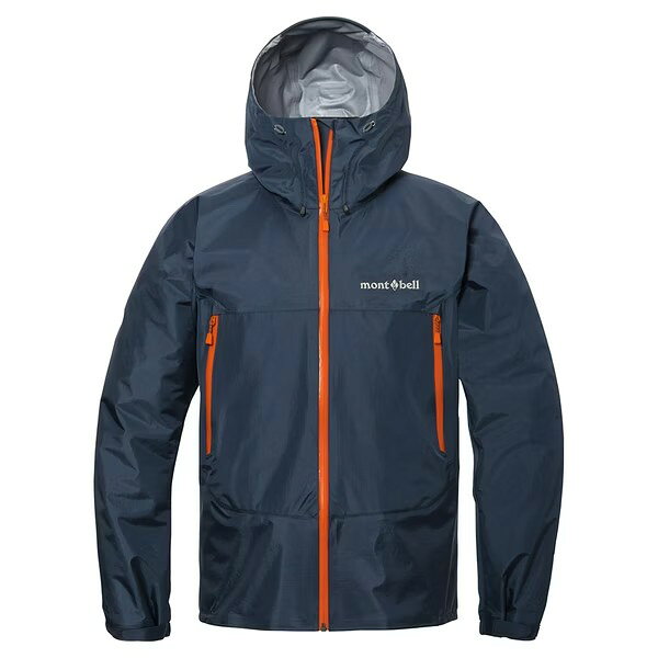 ├登山樂┤日本 mont-bell Rain trekker JKT男款雨衣 海軍藍 # 1128729NV