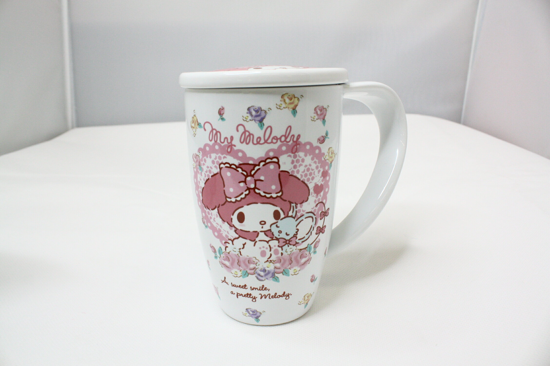 美樂蒂 馬克杯 melody 陶瓷杯 餐具 正版 授權 大賀屋 L00010513
