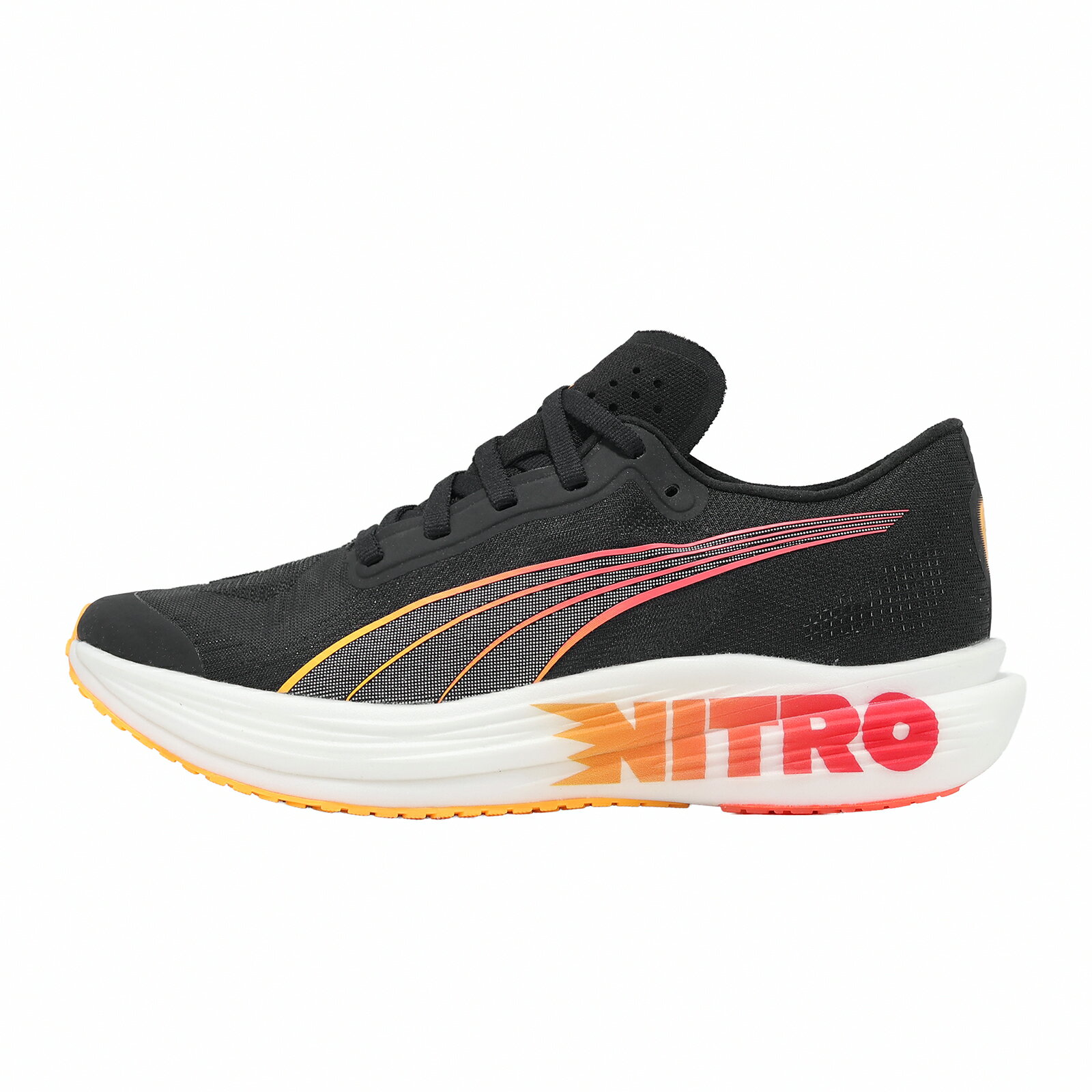 Puma 競速跑鞋 Deviate Nitro Elite 2 Wn 女鞋 黑 橘 氮氣中底 慢跑鞋 309696-01