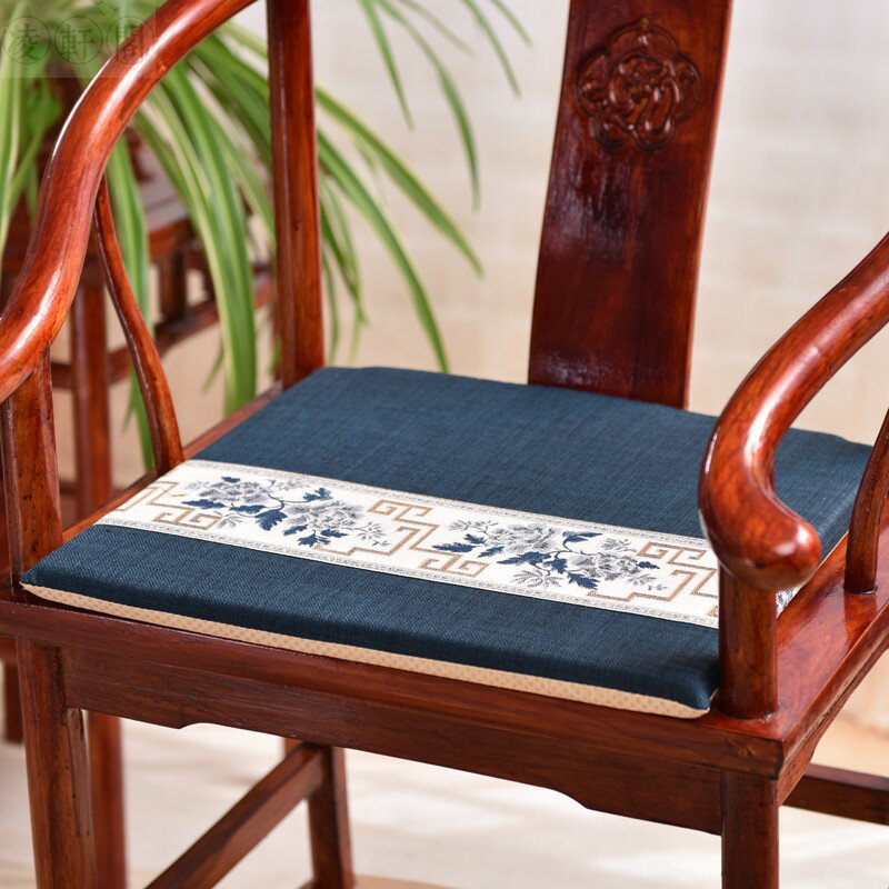 太師椅坐墊 中式椅墊 海綿坐墊 新中式紅木椅墊古典圈椅太師椅實木沙發坐墊高密度海綿墊四季通用『cyd19377』