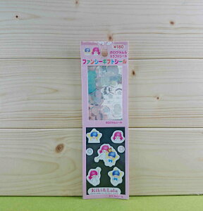 【震撼精品百貨】Little Twin Stars KiKi&LaLa 雙子星小天使 貼紙-3D銀 震撼日式精品百貨