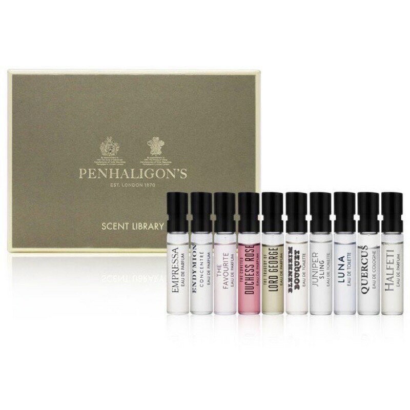 美國代購 臺灣現貨 Penhaligon's 潘海利根 氣味圖書館2ml*10入【送禮精選★APP下單點數4倍送】