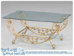 ╭☆雪之屋居家生活館☆╯R951-04 B61鋼藤玻璃大茶几/置物桌/休閒桌/造型餐桌