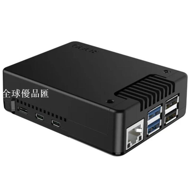【全球優品匯】樹莓派5鋁合金外殼 Argon NEO 5一體散熱器帶PWM渦輪調速散熱風扇