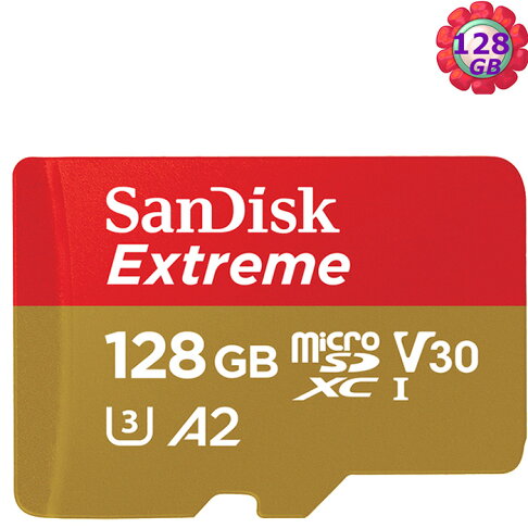 SanDisk 128GB 128G microSD【190MB/s Extreme】microSDXC micro SD SDXC 4K U3 A2手機記憶卡 0