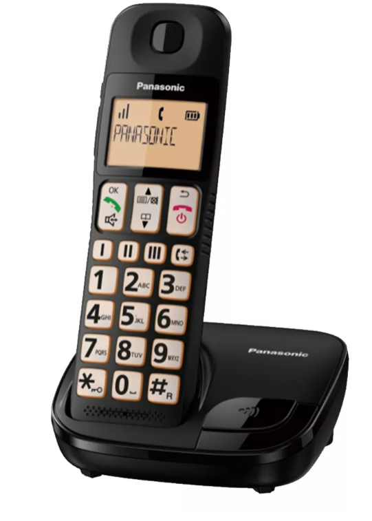 【享4%點數回饋】Panasonic國際牌 KX-TGE110TW 大字體數位無線電話 大按鍵 大螢幕 無線電話 家用電話 電話