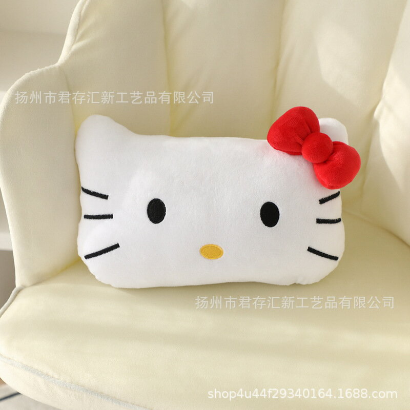 KT貓hellokitty抱枕可愛女生禮物三麗鷗同款小女孩禮品車用毛絨抱枕
