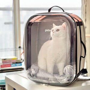 pidan寵物背包貓包外出便攜 透氣雙肩背包手外出拉桿箱 全景透氣