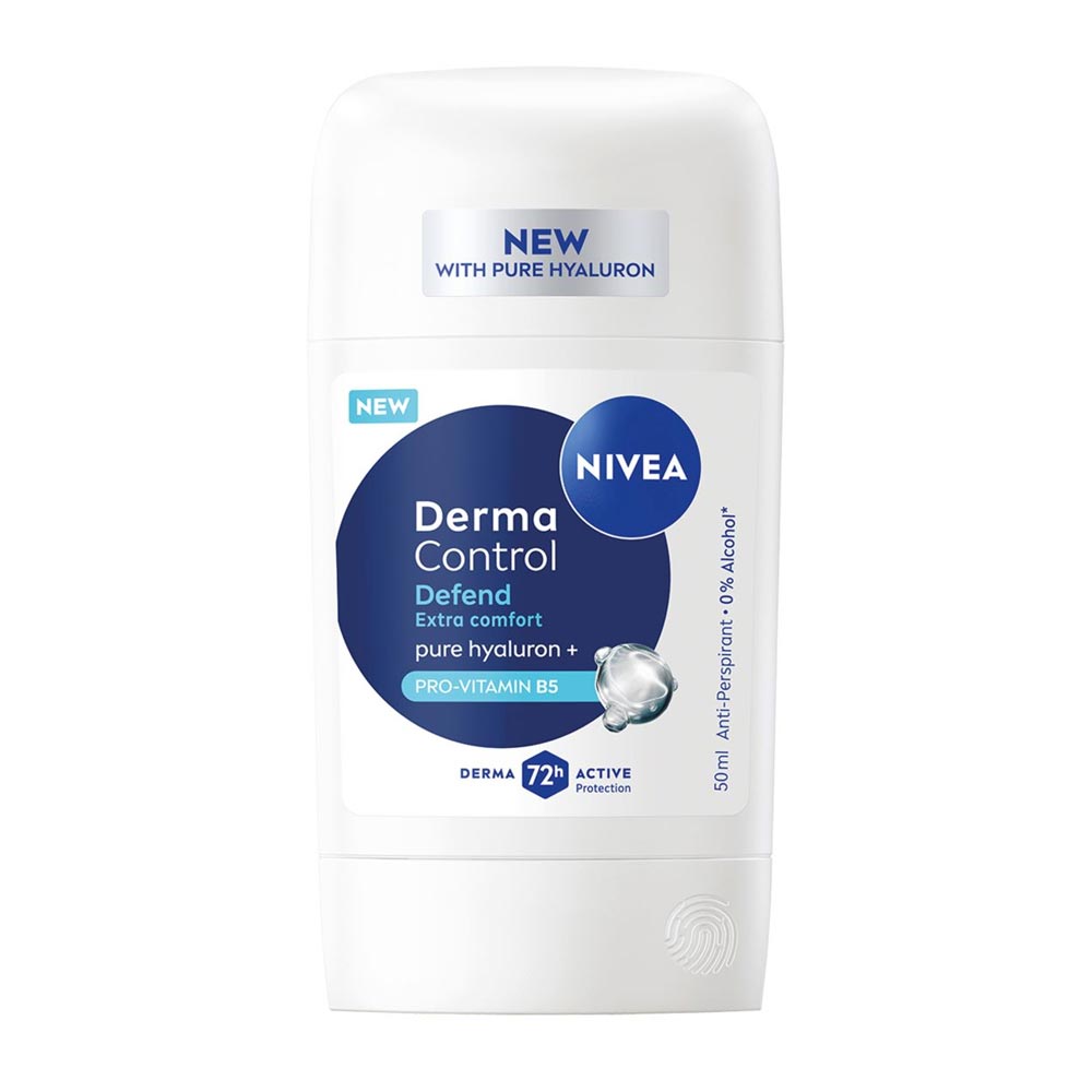 NIVEA 妮維雅 玻尿酸養膚撫紋止汗乳膏50ml (體香膏/腋下美白)【居家生活便利購】