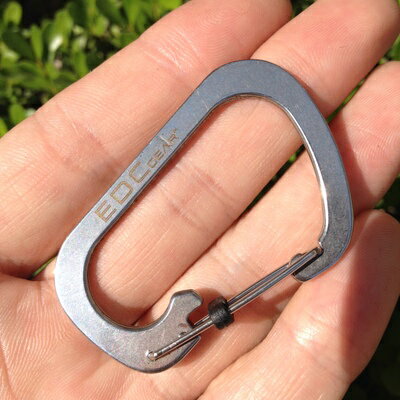 不銹鋼快掛扣防盜鎖定創意8字背包扣迷你鑰匙扣EDC戶外隨身快掛扣 9
