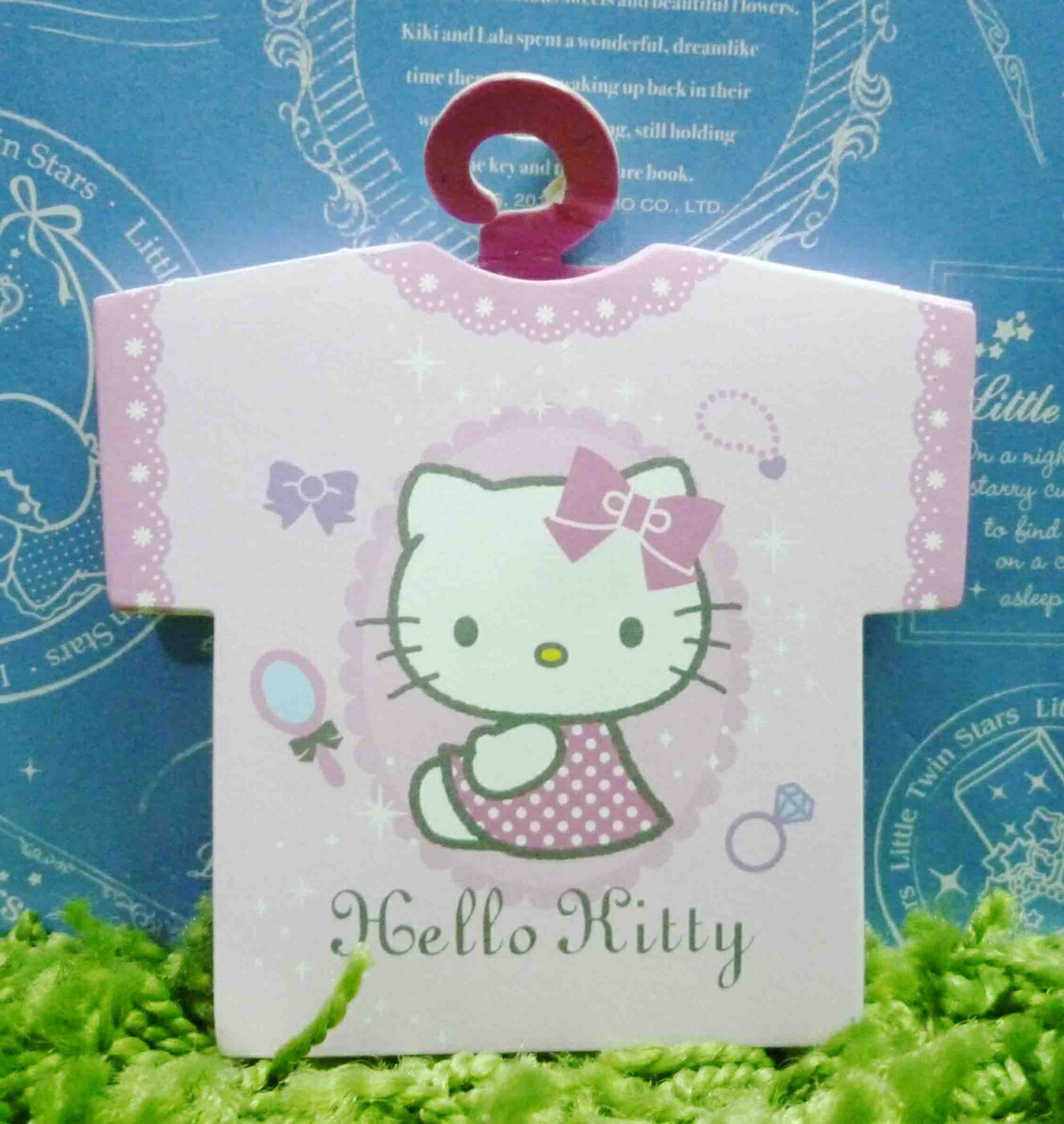 【震撼精品百貨】Hello Kitty 凱蒂貓 造型便條紙-粉衣服圖案【共1款】 震撼日式精品百貨