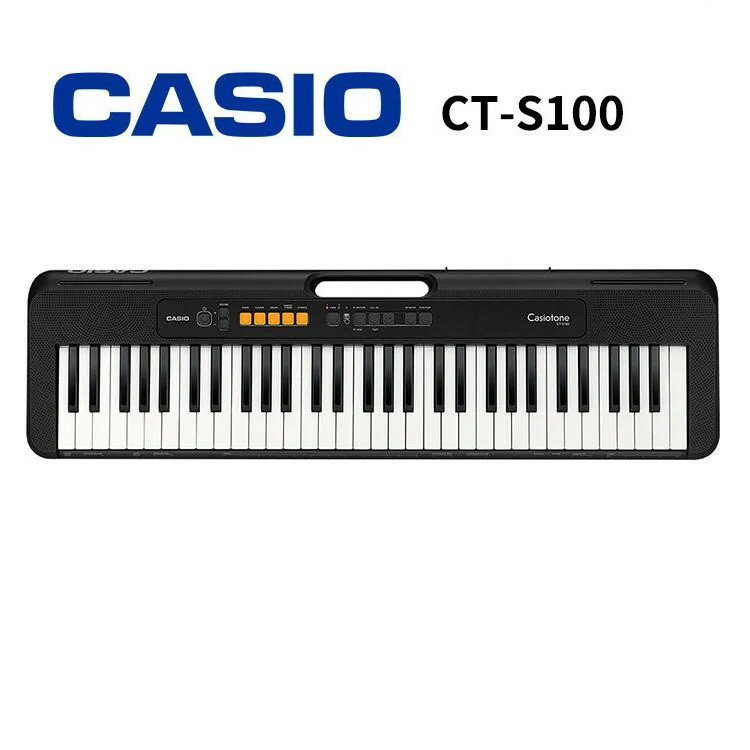 公司貨免運 CASIO 卡西歐 CT-S100 Casiotone 61鍵電子琴(加贈鍵盤保養組超值配件)【唐尼樂器】