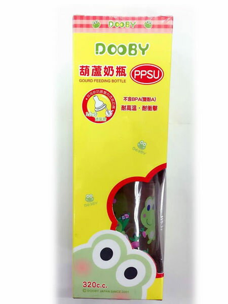 大眼蛙PPSU葫蘆奶瓶320CC D-3752 [橘子藥美麗]