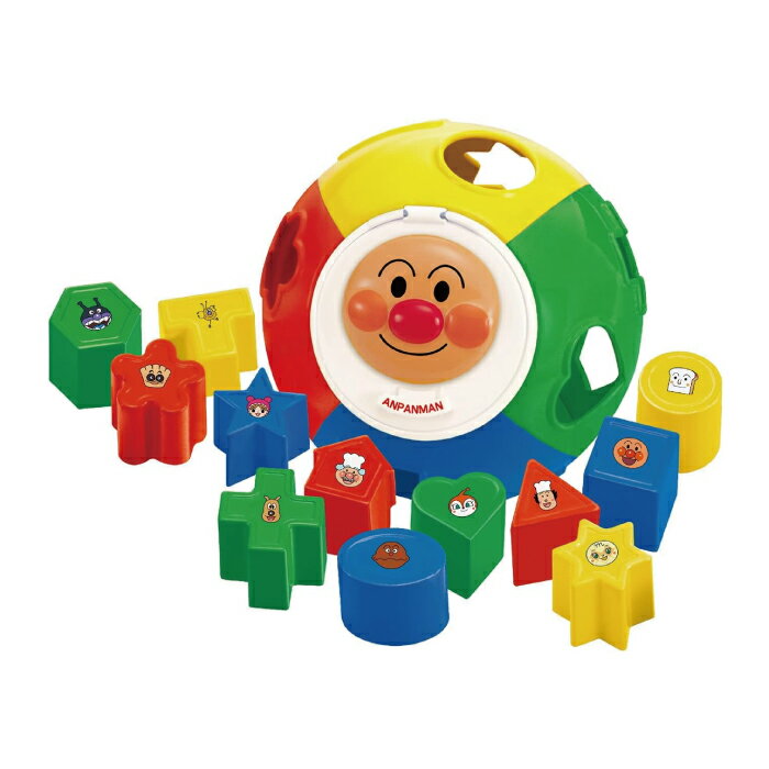 【玩具系列滿額599贈洗手乳30g-6/30】日本 麵包超人 幼兒智育拼圖球
