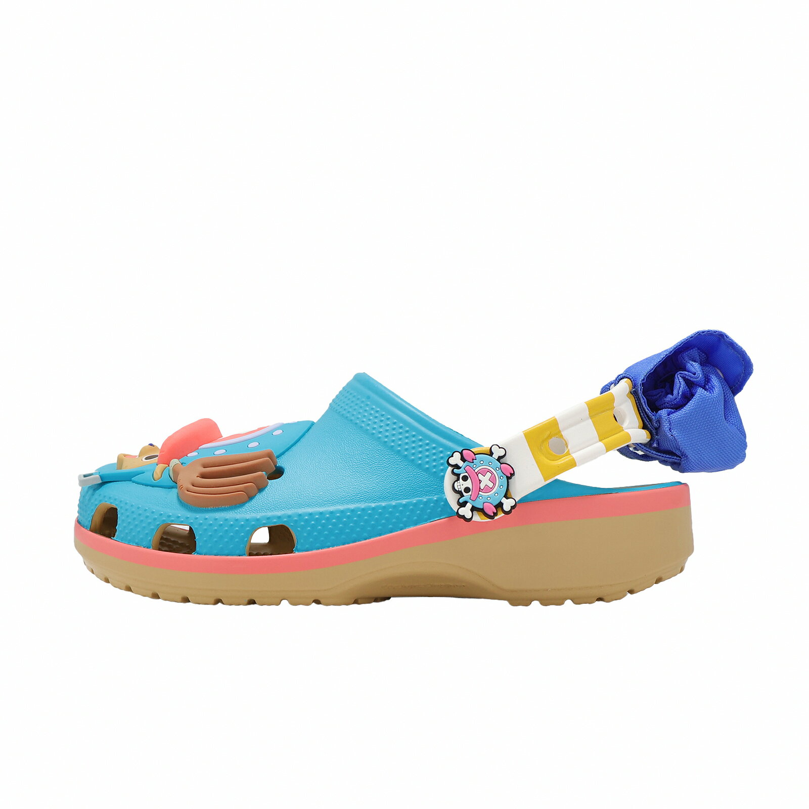 Crocs 洞洞鞋 洞洞鞋 One Piece Chopper K 大童 航海王喬巴 七彩 卡駱馳 21279590H