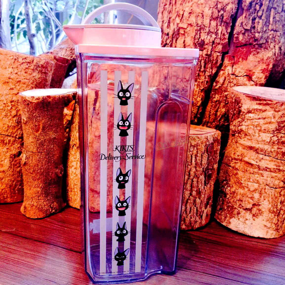 真愛日本 宮崎駿 吉卜力 魔女宅急便 黑貓 日本製 透明冷水壺 2.2L 花茶壺 冷水壺 透明水壺 防漏水壺