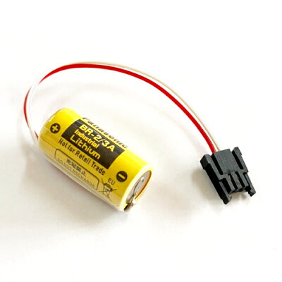Lithium BR-2/3A 3V 1200mAh 帶2P黑色蝴蝶接頭 Panasonic不可充電PLC鋰電池(含稅)【佑齊企業 iCmore】