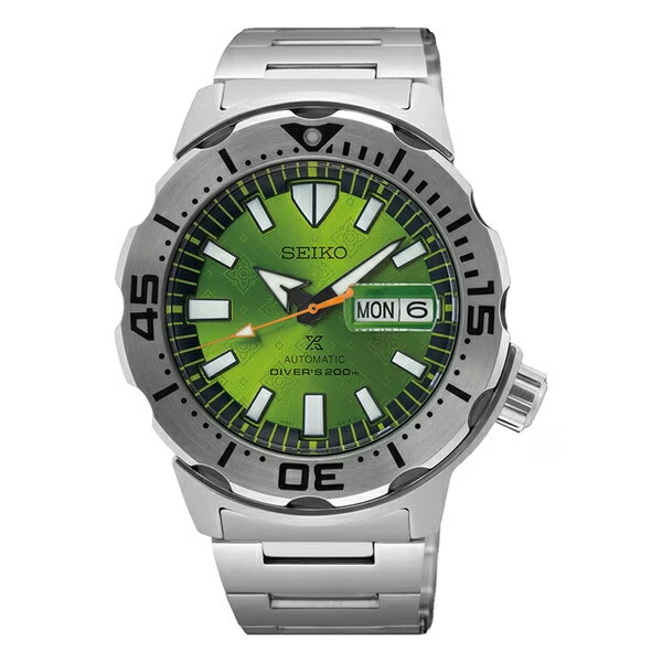 seiko SK037 精工錶 Prospex 4R36-17Z0G(SRPL41K1) Prajam Yam圖騰潛水機械腕錶 綠面 42.4mm｜樂天領券現折★全館特惠中★指定刷卡回饋10%