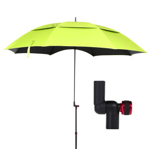 釣魚傘萬向2.2米2.4米防曬防雨遮陽釣傘配件拐杖黑膠