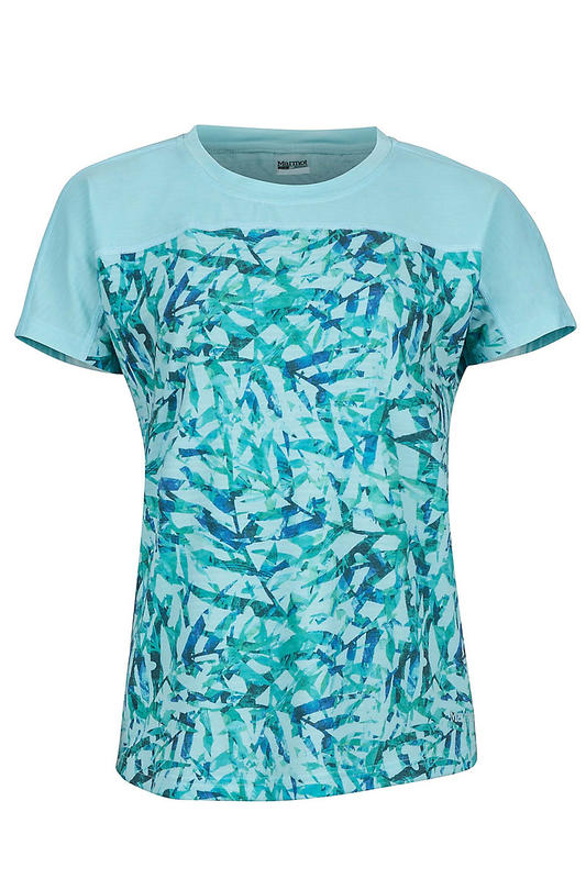 ├登山樂┤美國 Marmot W Greer 防曬快乾短袖上衣-藍 # 48240-8876