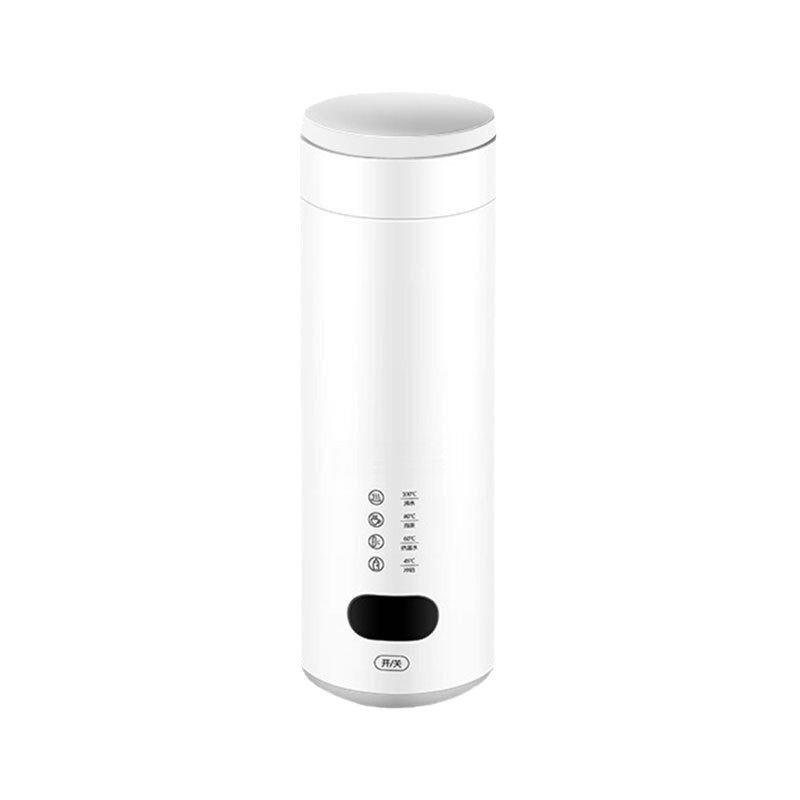 燒水杯電熱小型便攜式旅行辦公室燒水壺保溫杯自動加熱電熱杯【Snowbelle優選】