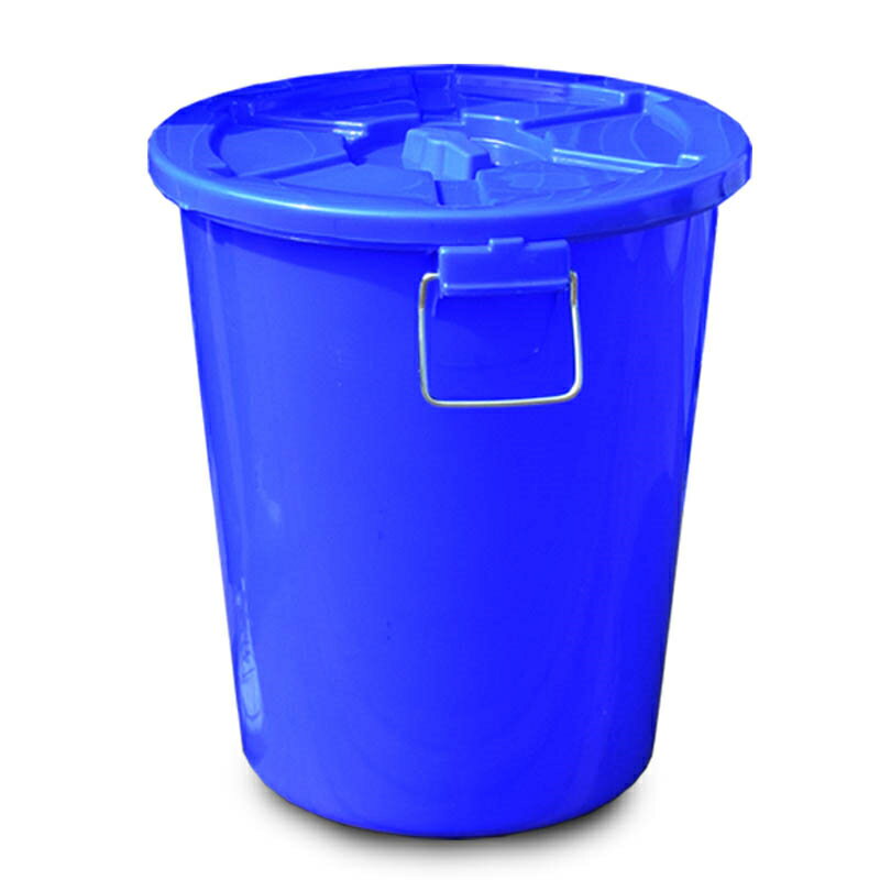 戶外大號垃圾桶酒店廚房工業物業小區環衛圓型加厚帶蓋潲水塑料桶