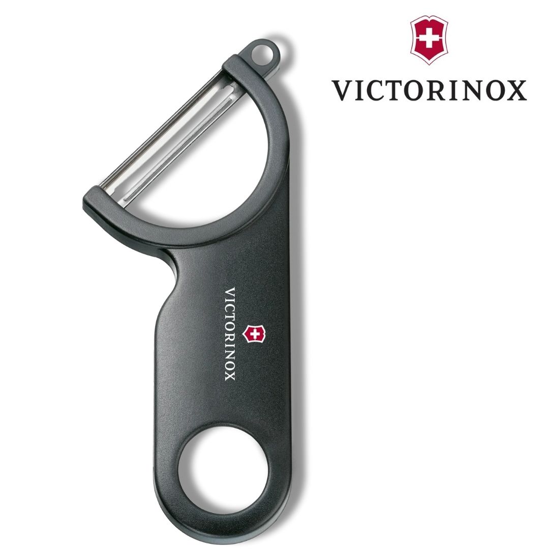 VICTORINOX 瑞士維氏 馬鈴薯削皮器 削皮刀 黑色 VICT-7.6073.3