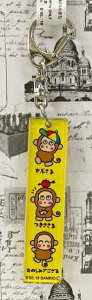 【震撼精品百貨】OSARUNOMONKICHI 淘氣猴 壓克力壓匙圈#91082 震撼日式精品百貨