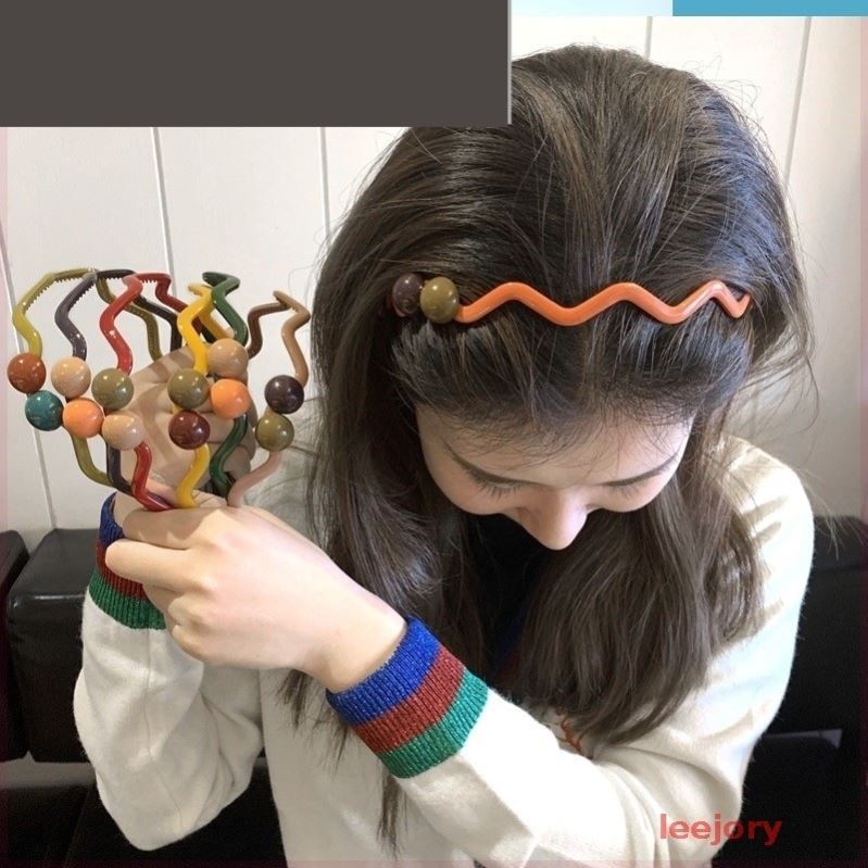 韓國兒童發飾女童寶寶小女孩發卡簡單糖果色可愛發箍頭箍帶齒頭飾