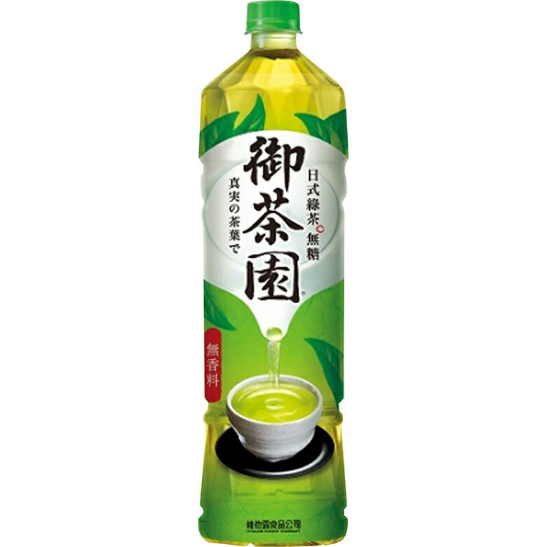 御茶園 日式綠茶-無糖(1250ml/瓶) [大買家]