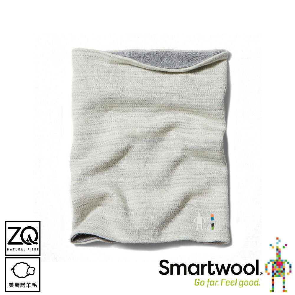 【SmartWool 美國 Thermal 美麗諾羊毛雙面兩用短頸套《層次淺灰》】SW017071/圍脖/帽子/口罩/圍巾/眼罩