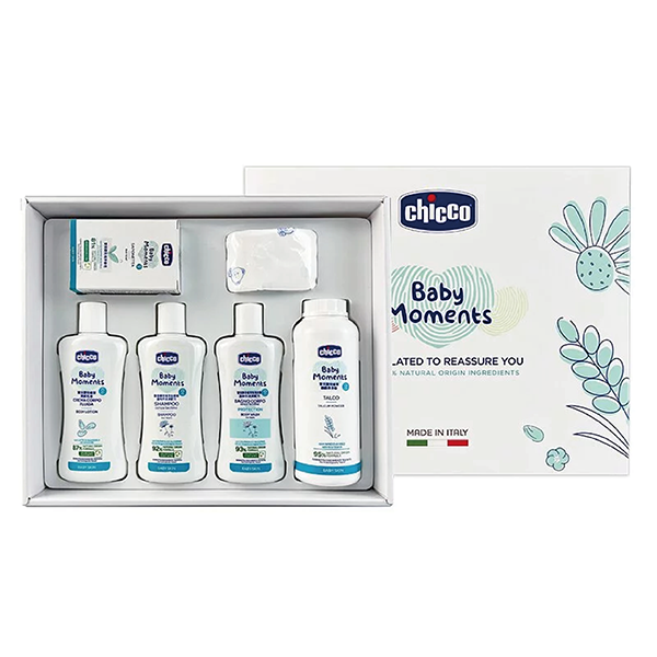 Chicco 寶貝嬰兒植萃沐浴禮盒系列(澎澎禮盒/護膚禮盒/呵護禮盒)【悅兒園婦幼生活館】 2