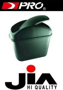 權世界@汽車用品 JIA汽車專用防傾倒收納垃圾桶(附腳踏墊夾板) PJ-14黑/米-2色選擇