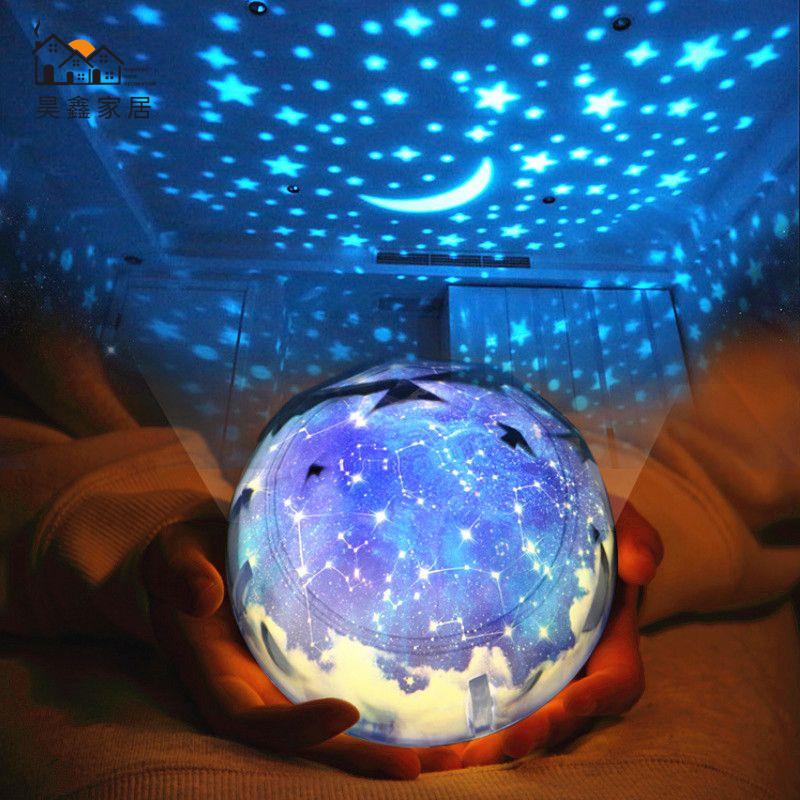 工廠現貨 投影燈 投影儀 星空投影燈 投影儀旋轉網紅兒童玩具睡眠臥室星星燈 七夕情人節禮物特惠/開立發票 售後保障 全館八折 h221