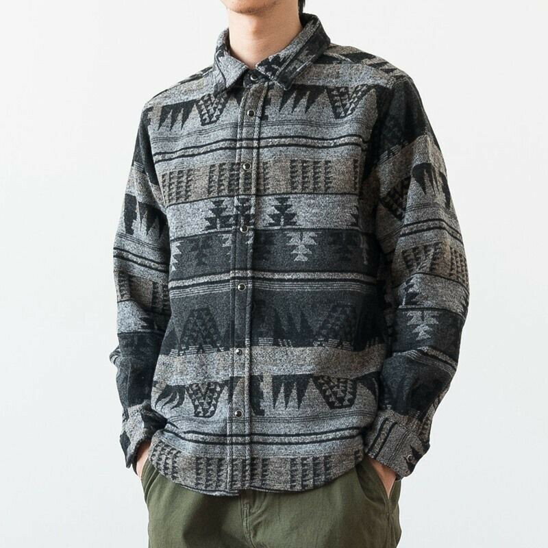 【秋季新品】男士襯衫 長袖襯衫 休閒襯衫 秋冬複古格子襯衫男士日係磨毛外套寬鬆潮流長袖休閒加厚毛呢襯衣