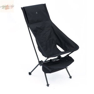 高背月亮椅釣魚椅露營摺疊椅子便攜戶外超輕鋁合金躺椅
