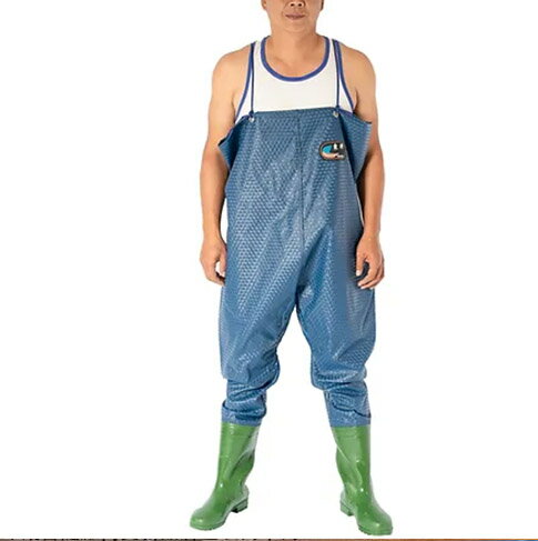 東興牌 夾網防水褲 青蛙裝 台灣製造 雨鞋 男女適穿 漁夫褲 農用 塑膠鞋 抓魚 涉水褲 0