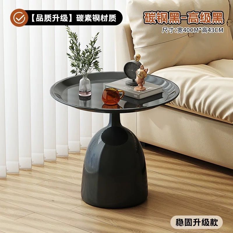 工廠直銷 免運 茶几 邊幾 客廳小茶桌 奶油茶幾鐵藝沙發客廳家用簡約小戶型邊幾陽臺圓桌床頭創意邊桌