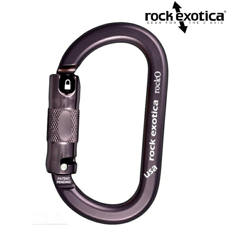 Rock Exotica rockO Autolock Black O型鉤環/自動鎖O型環/勾環/登山扣環 C3 A