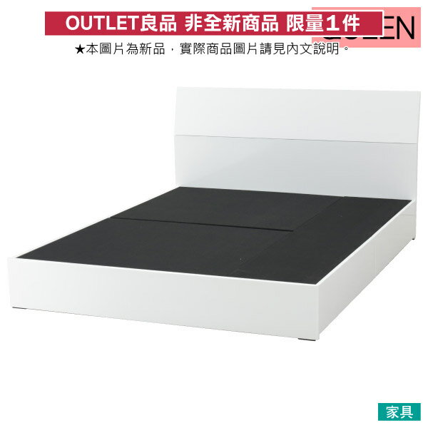 Outlet 雙人加大床座床架rochus Box 附抽屜wh 福利品nitori宜得利家居 宜得利家居 Rakuten樂天市場